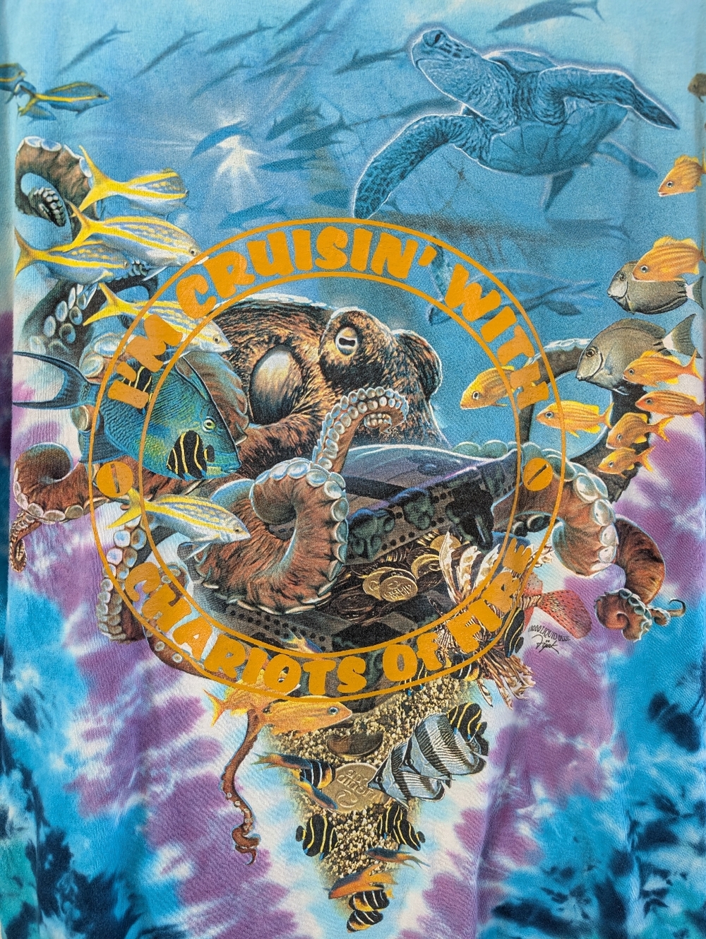 LIQUID BLUE *ULTRA RARE*(1 of 1) bc of Print On Back And Sleeve 'All Over Print' - Picture 11 of 12